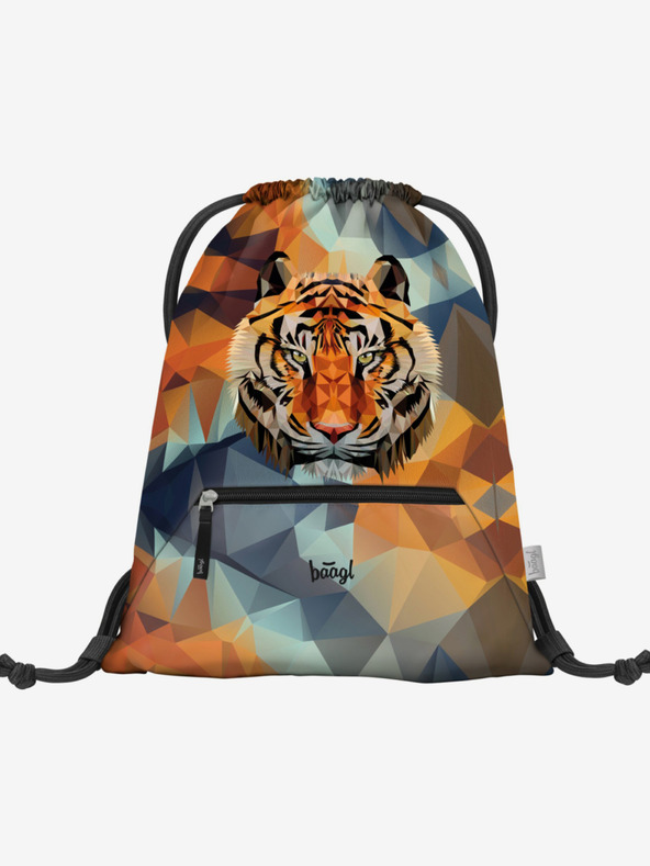 BAAGL  Orange Tasche mit Tasche Baagl Tiger