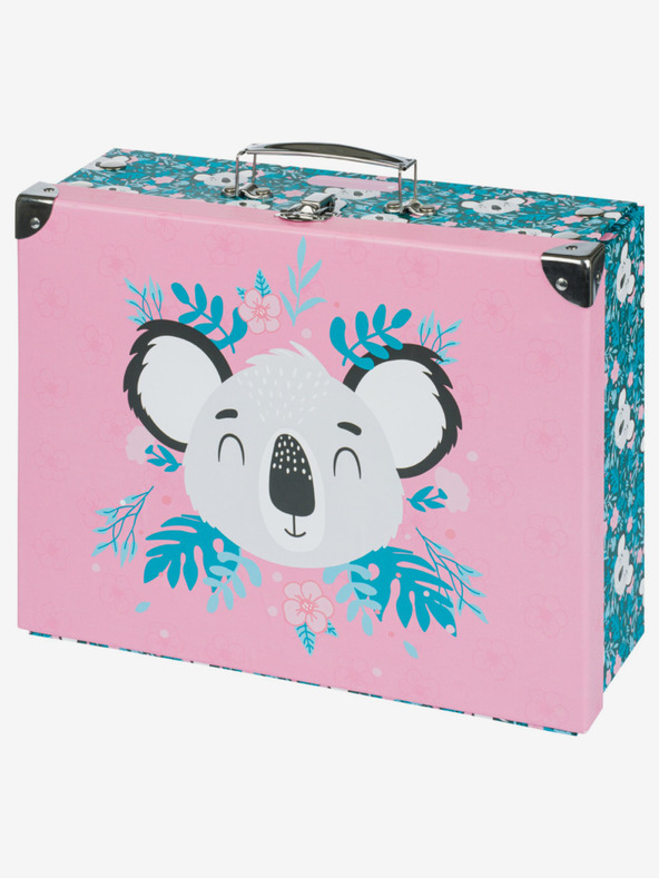 BAAGL  Pinke Faltschultasche mit Beschlägen Baagl Baby Koala