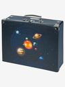 BAAGL  Blaue Faltschultasche mit Beschlägen Baagl Planets
