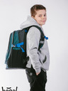 BAAGL  Grünes Schulset Core - Rucksack, Mäppchen, Tasche Baagl Fußballer