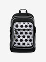 BAAGL  Schwarzer Schulrucksack, Federmäppchen und Taschenset Baagl Cubic Goal