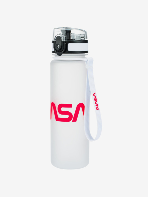 BAAGL  Weiße tritan Trinkflasche nasa, 500 ml Baagl