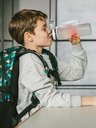 BAAGL  Weiße tritan Trinkflasche nasa, 500 ml Baagl