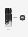 BAAGL  Schwarze tritan Trinkflasche Farbverlauf Wolf, 350 ml Baagl