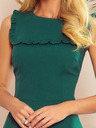 numoco BLANKA - Kleid mit Rüsche - Grün Numoco
