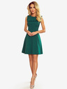 numoco BLANKA - Kleid mit Rüsche - Grün Numoco