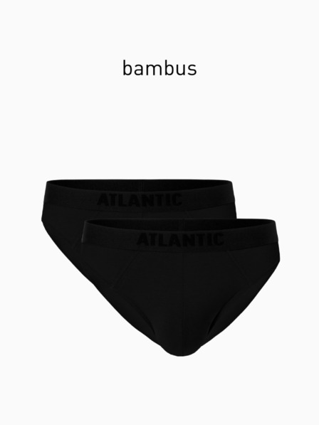 Atlantic Herren-Bambus-Slips ATLANTIC 2er-Pack