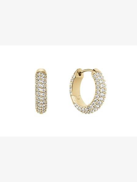 Daniel Wellington Damen Gold Stahl Kreise Ohrringe Daniel Wellington