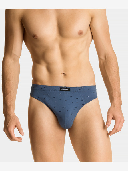 Atlantic ATLANTIC 3-PACK Sport-Slips für Männer - Graphit, Marineblau, Denim