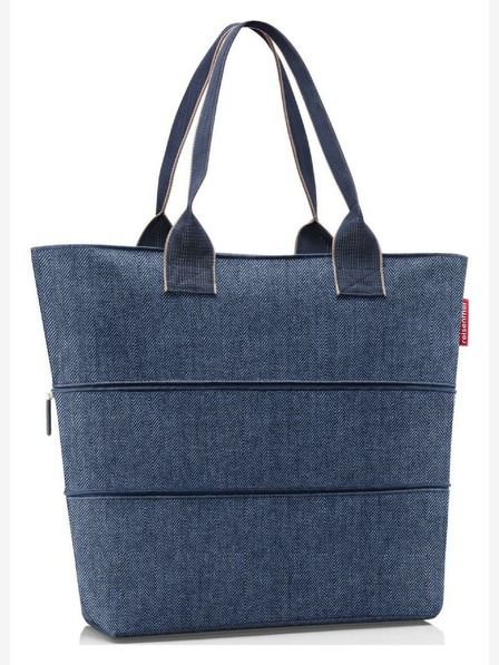 Reisenthel Shopper E1 Herringbone Dark Blue Tasche