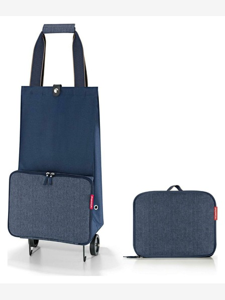 Reisenthel Foldabletrolley Herringbone Dark Blue Tasche