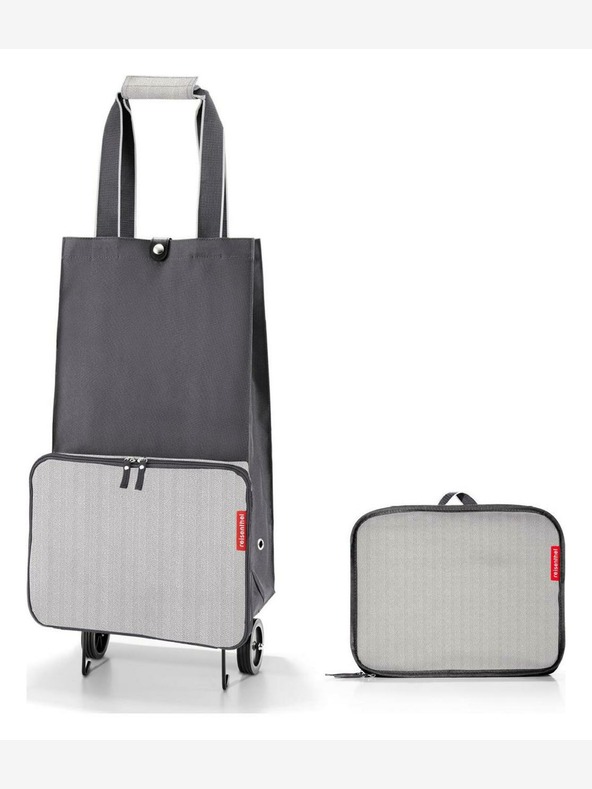 Reisenthel Foldabletrolley Herringbone Grey Tasche