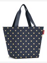 Reisenthel Shopper M Metallic Dots Blue Tasche