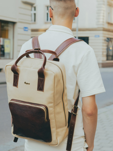 Bagind Kampus Canvas Laté Rucksack