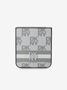 DKNY DKNY PU Leder Karomuster und Streifen Backcover für Samsung Galaxy Z Flip 6 Beige