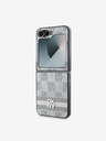 DKNY DKNY PU Leder Karomuster und Streifen Backcover für Samsung Galaxy Z Flip 6 Beige