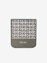 DKNY DKNY PU-Leder mit Streifenmuster auf der Rückseite für Samsung Galaxy Z Flip 6 Braun