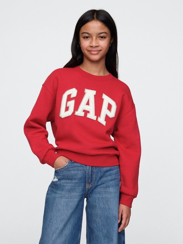 GAP Mädchen-Oversize-Sweatshirt mit Logo GAP