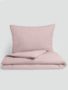 Kvalitex Klassische Flanell-Bettwäsche 140x200, 70x90cm rosa