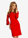 numoco Kleid mit Spitzenärmeln - rot Numoco MARGARET