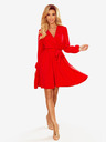 numoco Damen Kleid mit Halsausschnitt - Rot Numoco BINDY