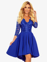 numoco Exklusives Kleid mit Spitze - blau Numoco NICOLLE