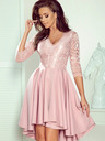 numoco Exklusives Kleid mit Spitze - puderrosa Numoco NICOLLE