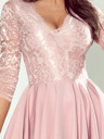numoco Exklusives Kleid mit Spitze - puderrosa Numoco NICOLLE