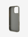 DKNY DKNY PU Leder Gestepptes Stack Logo Rückseite für iPhone 16 Pro Max Grau