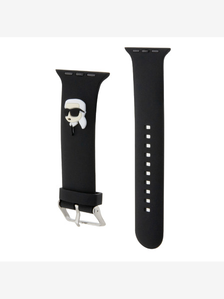 Karl Lagerfeld Karl Lagerfeld Karl Head NFT-Armband für Apple Watch 38/40/41 Schwarz
