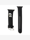 Karl Lagerfeld Karl Lagerfeld Karl Head NFT-Armband für Apple Watch 38/40/41 Schwarz
