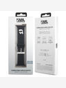 Karl Lagerfeld Karl Lagerfeld Karl Head NFT-Armband für Apple Watch 38/40/41 Schwarz
