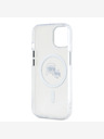 Karl Lagerfeld Karl Lagerfeld IML K&CH Heads Metallrahmen MagSafe Back Cover für iPhone 13 Transparent