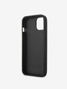Guess PU 4G Metal Logo Rückseite Hülle für iPhone 14 Grey Handyhülle