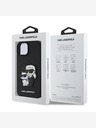 Karl Lagerfeld Karl Lagerfeld PU Saffiano Karl und Choupette Schutzhülle für iPhone 15 Schwarz
