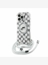 Karl Lagerfeld Karl Lagerfeld IML Monogram Crossbody K&CH Heads MagSafe Back Cover für iPhone 16 Pro Transparent