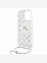 Karl Lagerfeld Karl Lagerfeld IML Monogram Crossbody K&CH Heads MagSafe Back Cover für iPhone 16 Pro Transparent