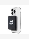 Karl Lagerfeld Karl Lagerfeld Geprägter Choupette Kopf MagSafe Powerbank 5000mAh Schwarz