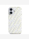 Karl Lagerfeld Karl Lagerfeld IML Electroplated Repeated Logo Back Cover für iPhone 16 Gold