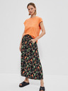 Moodo Moodo Orangefarbenes Damen-T-Shirt