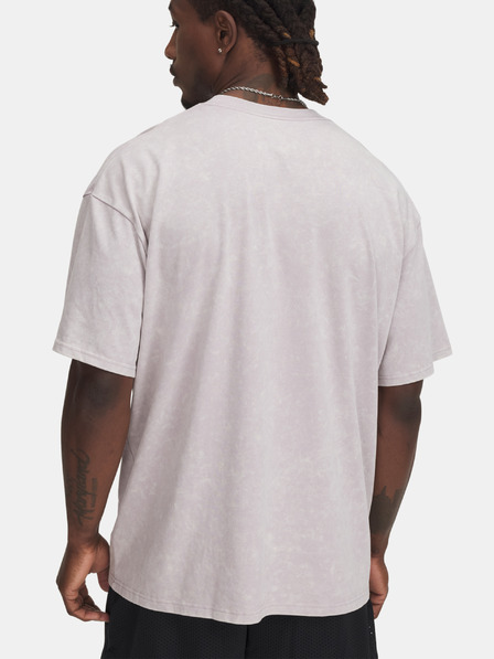 Under Armour UA M HW OS Logo Wash SS T-Shirt