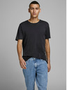 Jack & Jones Schwarzes Basic-T-Shirt Jack & Jones