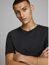Jack & Jones Schwarzes Basic-T-Shirt Jack & Jones