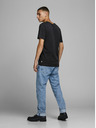Jack & Jones Schwarzes Basic-T-Shirt Jack & Jones
