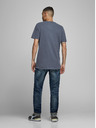 Jack & Jones Blaues Jack & Jones Herren Basic-T-Shirt