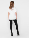 ONLY Weißes Basic-T-Shirt ONLY Moster