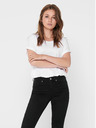 ONLY Weißes Basic-T-Shirt ONLY Moster
