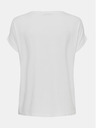 ONLY Weißes Basic-T-Shirt ONLY Moster