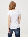 Vero Moda Weißes Basic-T-Shirt mit Rundhalsausschnitt VERO MODA Maxi My
