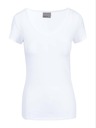Vero Moda Weißes Basic-T-Shirt mit Rundhalsausschnitt VERO MODA Maxi My